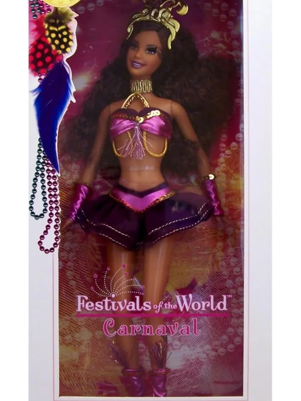 Festivals of the World Carnaval Doll - Purple and Pink